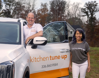 Meet Chad and Nadine Sutcliffe, the couple behind Kitchen Tune-Up of Northwest Greensboro, and discover how they’re helping homeowners love their kitchens again.